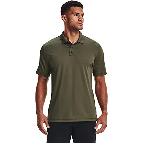 Under Armour Men's Tac Performance Polo 2.0 , Marine Od Green (390)/Marine Od Green , Large