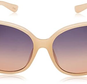 Jessica Simpson J6011 Beautiful Women's Butterfly Sunglasses with 100% UV Protection. Glam Gifts for Her, 60 mm, Nude