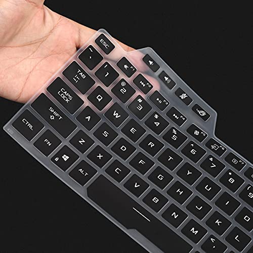 Keyboard Cover for 2021 2020 2019 14" ASUS ROG Zephyrus G14 & G14 VR Ready, G14 GA401 Series Laptop, ROG Zephyrus G14 Keyboard Skin Protector - Black