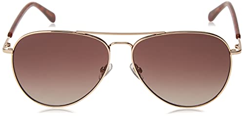 Fossil womens Fossil Female Style Fos 3102/G/S Sunglasses, Gold Brown, 58mm 13mm US