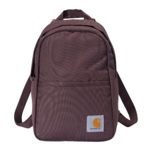carhartt classic mini backpack, durable, water-resistant backpack with adjustable shoulder straps, wine