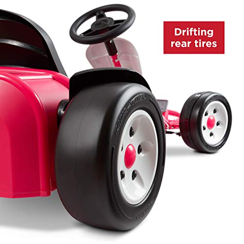 Radio Flyer Ultimate Go-Kart, 24 Volt Outdoor Ride On Toy, Pink Go Kart for Kids Ages 3-8, Large