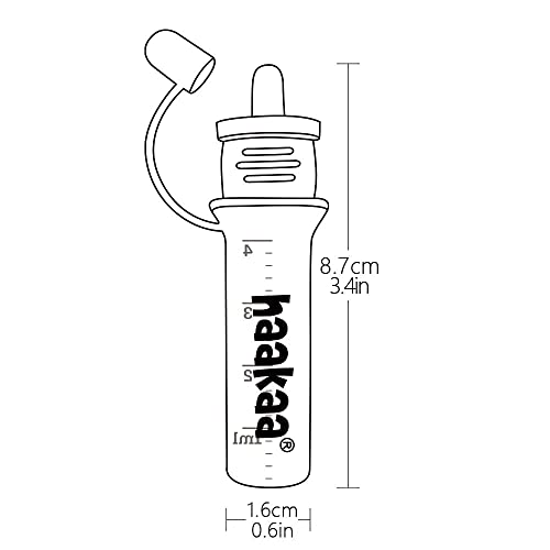 Haakaa Silicone Colostrum Collectors Set with Clear PP Storage Case 4 ml, 6 PK