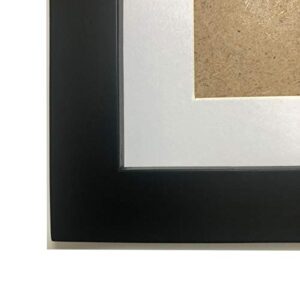 5x5 Picture Frames with 4x4 Opening Mat. 5x5 Black Square Photo Frame. Solid Wood, Plastic Panel.The Protective Film Must be Removed.The Tabletop or The Wall.