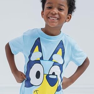 Bluey Toddler Boys 3 Pack Graphic T-Shirts 3T Blue