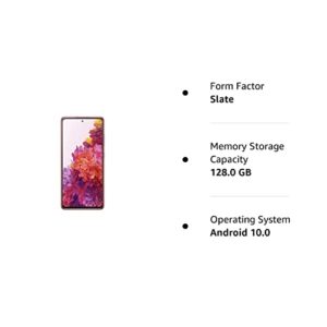 Samsung Galaxy S20 FE 5G, 128GB, Cloud Red - Unlocked (Renewed)