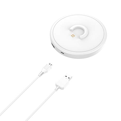 Charging Cradle Compatible with Bose Soundlink Revolve Charger,3.3ft Replacement USB Cable Charging Dock for Soundlink Revolve and Revolve+ Bluetooth 360 Speaker (White)