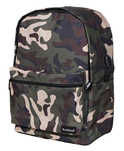 Rockland Classic Laptop Backpack, Camo, Large