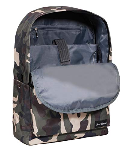 Rockland Classic Laptop Backpack, Camo, Large