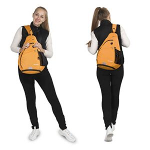 WATERFLY Sling Bag Crossbody Backpack: Over Shoulder Daypack Casual Cross Chest Side Pack