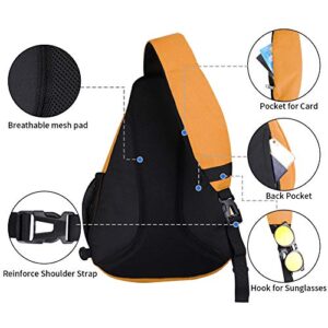 WATERFLY Sling Bag Crossbody Backpack: Over Shoulder Daypack Casual Cross Chest Side Pack