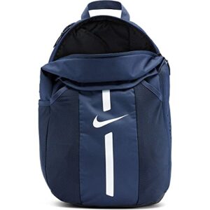 Nike Academy Team Backpack, Navy Blue, One Size (12.99 x 18.9 x 6.69 inches), 30L