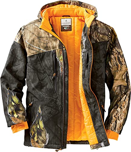 Legendary Whitetails Men's Standard Timber Line Insulated Softshell Jacket, Mossy Oak Eclipse, Large