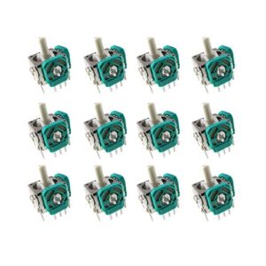 Acxico 12Pcs Analog Joystick Stick Replacement for Nintendo Gamecube NGC Controller