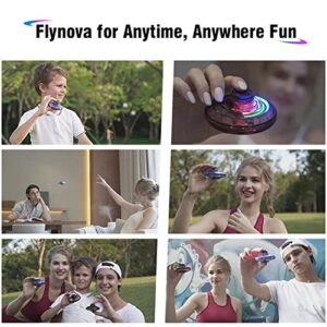 Kids Toys,FLYNOVA 2023 Hand Operated Mini Drones,UFO Magic Flying Orb with Lights,Hover Boomerang Fidget Spinner,Cool Christmas Birthday Gift Set Indoor Outdoor Party Boys Girls Teen Age 8 9 10 11+
