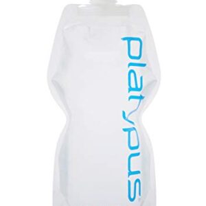 Platypus SoftBottle Flexible Water Bottle with Closure Cap, Platy Logo, 1.0-Liter