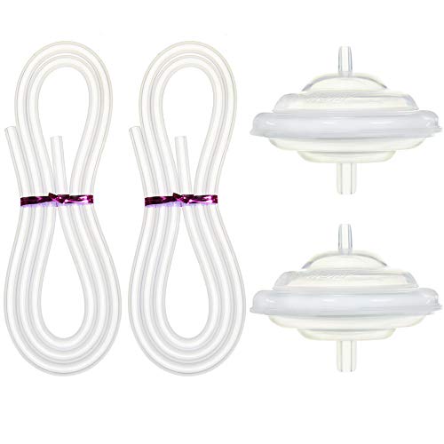 PumpMom Backflow Protector and Tubing for Spectra, Replacement Breast Pump Parts for Spectra S1 Spectra S2 Spectra 9 Plus (Not Original Spectra S2 Accessories)