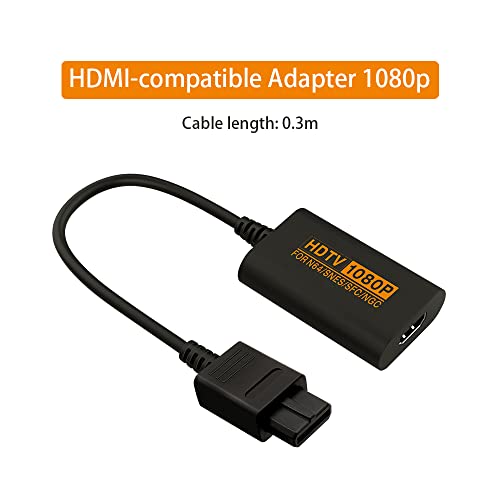 Kahool HDMI Adapter Converter Cable Compatible with Nintendo 64 /Gamecube /SNES (PAL/NTSC), 1080P