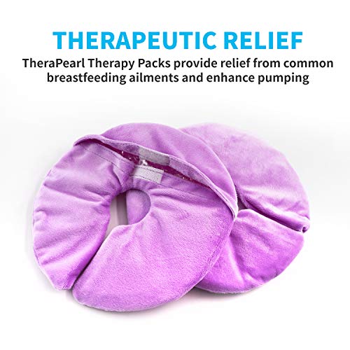 Breast Therapy Ice Pack, Breastfeeding Gel Pad, Nursing Pain Relief for Mastitis, Nipple Pain Relief Breastfeeding, plugged ducts, Lactation Pain, Engorgement and Mastitis (Purple)