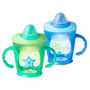 tommee tippee hold tight trainer sippy cup, spill-proof |7+ months, 9 ounces ââ‚¬â€œ 2 count