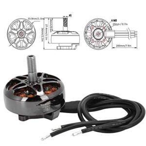 Drfeify RC Drone Motor, RC Metal Drone Motor Professional Plus Thread Motor Accessory Set for Racing RC Drone(1500KV)
