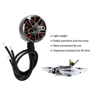 Drfeify RC Drone Motor, RC Metal Drone Motor Professional Plus Thread Motor Accessory Set for Racing RC Drone(1500KV)