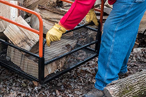 Agri-Fab Inc 45-0554, 1,250-Pound, ATV/UTV Swivel Steel Dump Cart, Orange/Black