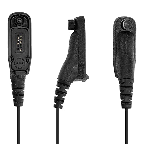 C Swivel Earpiece Surveillance Headset Pogo Pin Walkie Talkie Earphone for Motorola APX4000 APX6000 APX7000 APX8000 XPR6100 XPR6350 XPR6550 XPR7550 XPR7550e