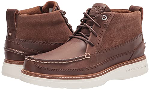 Sperry Men's Authentic Original Plushwave Chukka Boot, Brown, 12