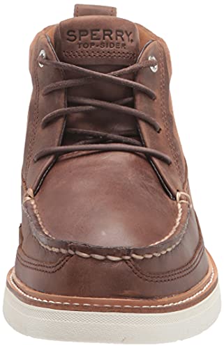 Sperry Men's Authentic Original Plushwave Chukka Boot, Brown, 12