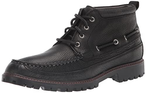 Sperry Men's Gold Authentic Original Lug Chukka Boot, Black, 12