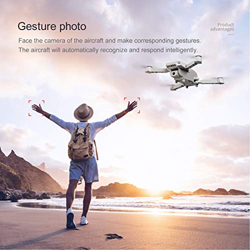 GoolRC Mini Drone with Dual Camera for Adults, KK5 WiFi FPV Drone with 4K HD Camera, RC Quadcopter with 360° Flip, Gesture Photo/Video, Headless Mode, Altitude Hold, Include Carry Bag and 3 Batteries