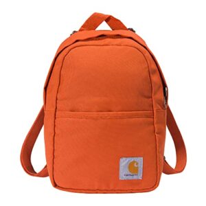 carhartt classic mini, durable, water-resistant backpack with adjustable shoulder straps, sunstone, one size