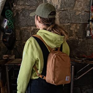 Carhartt Classic Mini, Durable, Water-Resistant Backpack with Adjustable Shoulder Straps, Sunstone, One Size