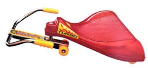 the original roller racer junior flying turtle sit skate, kid powered, no motor, no pedals, no batteries, power by zig zag motion, promotes active play in or outdoors, non-marring skate wheels