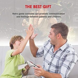 Retro Game Console,Classic Mini Console with Built-in 620 Classic Edition Games and 2 Controllers,AV Output Video Games for Kids and Adults as Gifts.