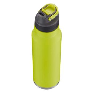Coleman FreeFlow AUTOSEAL Insulated Stainless Steel Water Bottle, 24oz, Spider Mum