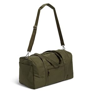 Vera Bradley Women's Cotton Large Travel Duffel Bag, Climbing Ivy Green, One Size