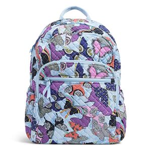 vera bradley women's cotton campus backpack, butterfly by - recycled cotton, one size