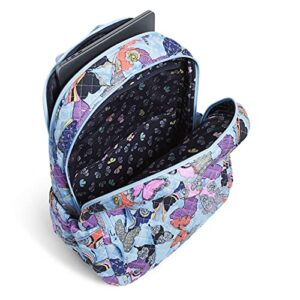 Vera Bradley Women's Cotton Campus Backpack, Butterfly By - Recycled Cotton, One Size