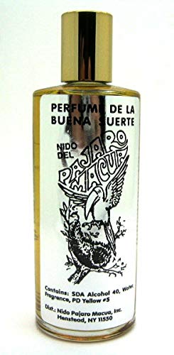 Perfume NIDO DEL PAJARO MACUA 4oz Spray Authentic Macaw Nest, Perfume Poderozo, Buena Suerte y Tranquilida