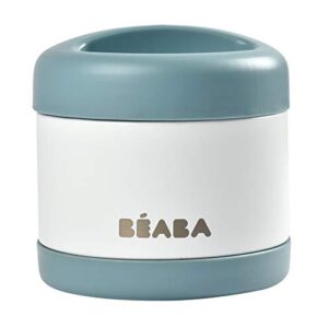 Beaba Stainless Steel Insulated Food Jar, 16 oz (Cloud)