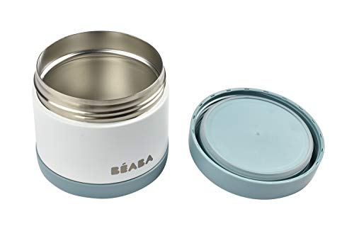 Beaba Stainless Steel Insulated Food Jar, 16 oz (Cloud)