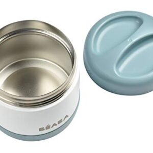 Beaba Stainless Steel Insulated Food Jar, 16 oz (Cloud)