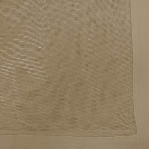 CoastShade Universal Replacement Canopy Mosquito Netting Screen Sidewalls Only for 10' x 12' Gazebo Canopy,Beige