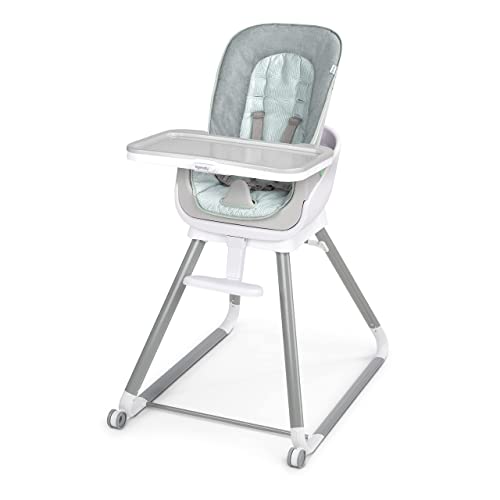 Ingenuity Beanstalk Baby to Big Kid 6-in-1 High Chair Converts from Soothing Infant Seat to Dining Booster Seat and more, Newborn to 5 Yrs - Ray