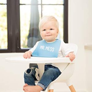 BELLA TUNNO Wonder Bib - Adjustable Silicone Baby Bibs for Boys, Durable and Waterproof BPA Free Silicone, Mr.Mess