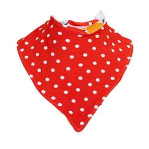 Nuby 2-pk Dribble Catcher Bandana bibs, Super Absorbent Drool Bib with Soft Comfort Neckline, Neutral