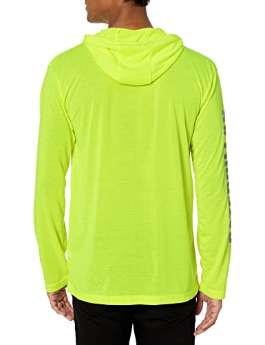 Caterpillar Men's Classic Fit Long Sleeve Hooded Shirt, Hi-Vis Orange, XX-Large