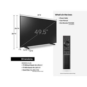 SAMSUNG 50-Inch Class QLED Q60A Series - 4K UHD Dual LED Quantum HDR Smart TV with Alexa Built-in (QN50Q60AAFXZA, 2021 Model)